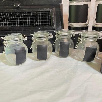 Apothecary Jars, Rack & Capsule Machine (LR-SS)