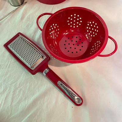 Red Cuisinart & KitchenAid Utensils & Stainless Gadgets (K-SS)
