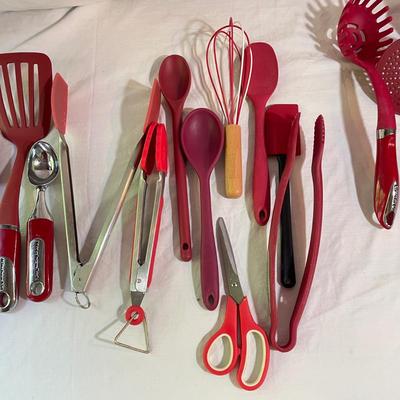 Red Cuisinart & KitchenAid Utensils & Stainless Gadgets (K-SS)