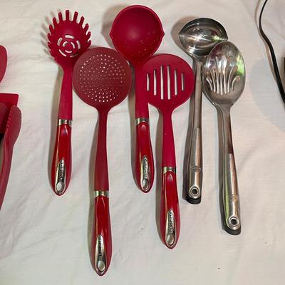 Red Cuisinart & KitchenAid Utensils & Stainless Gadgets (K-SS)