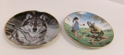 Vintage Plates Call Of The Wild LE & "Johnny Appleseed" LE
