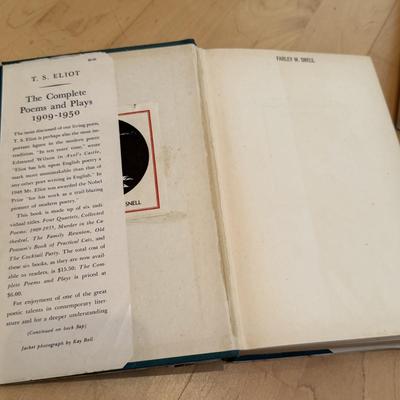 1st Edition T.S. Eliot & Robert Frost plus More Poetry Books (D-HS)