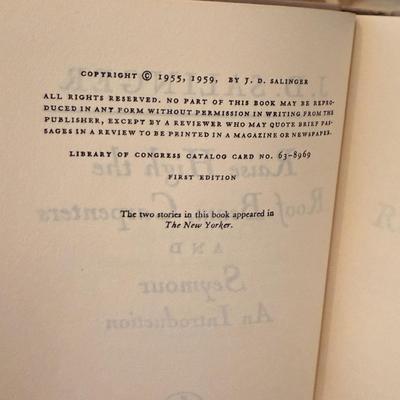 1st Edition J.D. Salinger & More Classic Novels (D-HS)