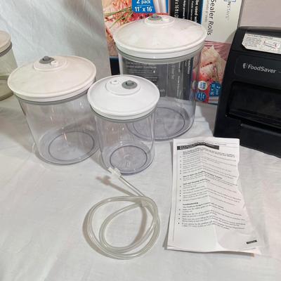 Food Saver with Vacuum Sealable Food Storage (K-SS)