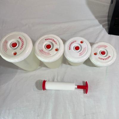 Food Saver with Vacuum Sealable Food Storage (K-SS)