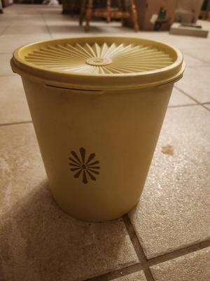 Yellow Sugar Container