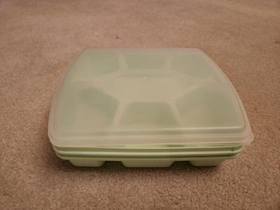 Green Tupperware Containers