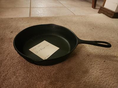 Black Cast Iron Skillet