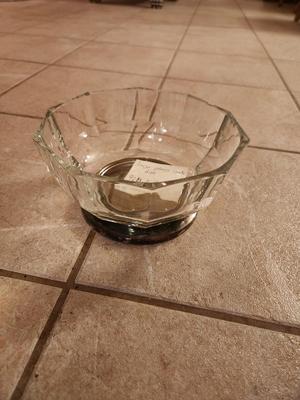 Large Glass Candy Dish