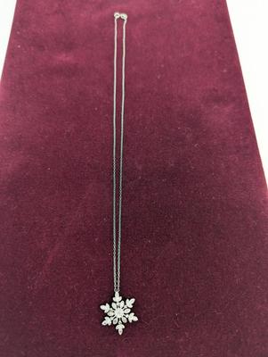 Marked Clasp Necklace With Pendant