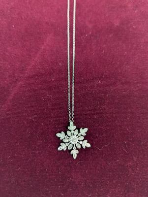 Marked Clasp Necklace With Pendant