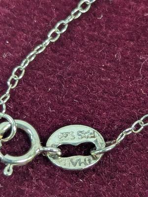Marked Clasp Necklace With Pendant