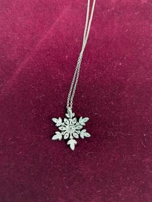 Marked Clasp Necklace With Pendant