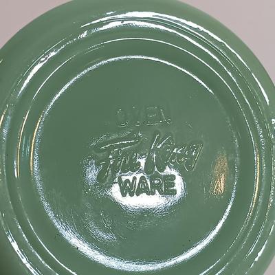 LOT 208: Fire King Jadeite Coffee Mugs and Chili Bowls