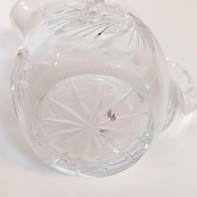 LOT 212: Galena Crystal Biscuit Jar, Waterford Crystal Honey Jar, Sterling Silver Spoon & More