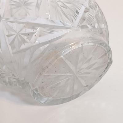 LOT 212: Galena Crystal Biscuit Jar, Waterford Crystal Honey Jar, Sterling Silver Spoon & More