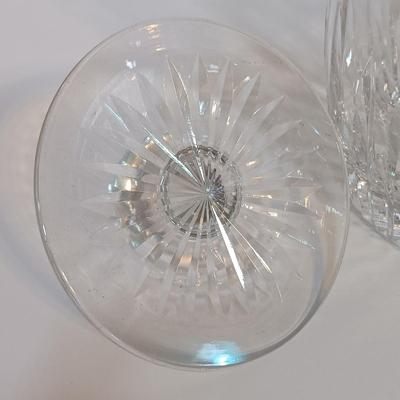 LOT 212: Galena Crystal Biscuit Jar, Waterford Crystal Honey Jar, Sterling Silver Spoon & More
