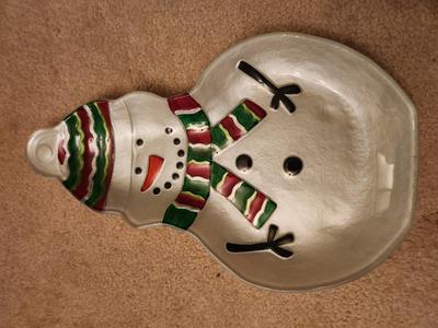 Snowman Plate