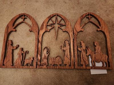 Foldable Wooden Nativity