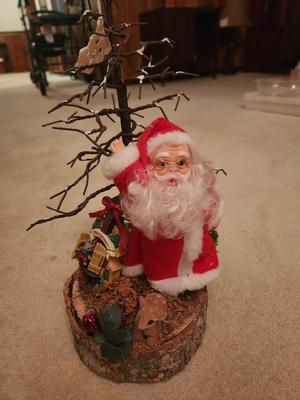 Santa with Tree