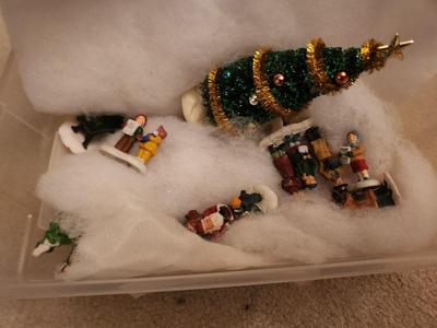 Box of Snow Village People