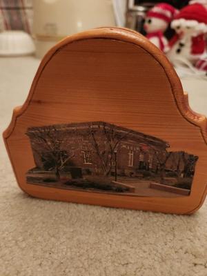 Town Wooden Napkin Holder