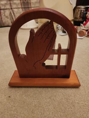 Wooden Praying Hands