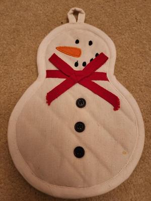 Snowman Pot Holder