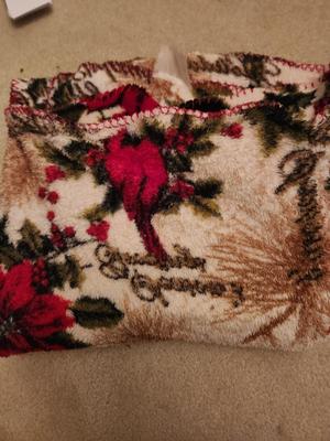 Christmas Cardinal Blanket