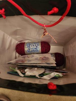 Christmas Bag with Crochet Yarn & Gift Bags