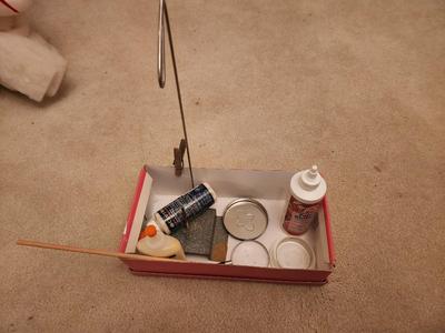 Pink Shoe Box w/ Misc Items
