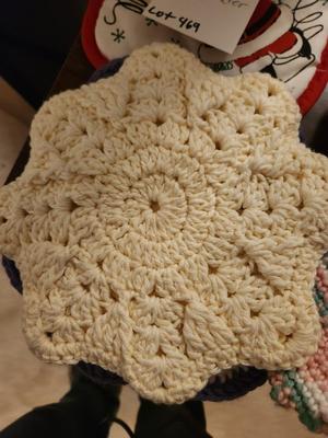 Multicolored Crocheted Pot Holders