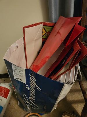 Christmas Bag with Gift Bags and Boxes