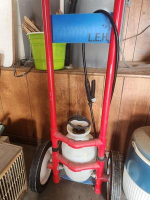 Sprayer on Dollie