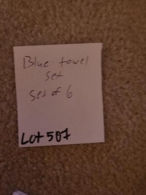 Blue Towel Set