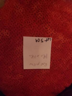 Red Pillow