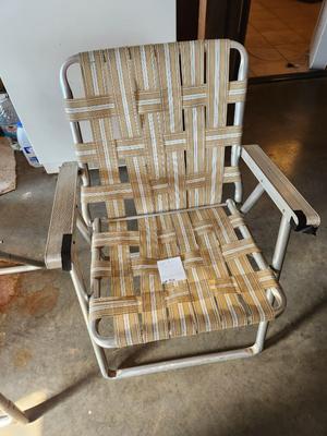 Light Brown Lawn Chair