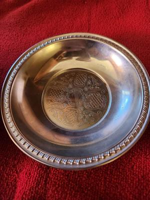 Metal Bowl w/ Metal Tray