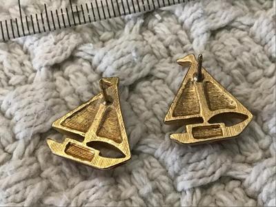 Sail boat Earrings