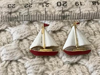 Sail boat Earrings