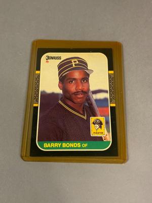 Barry Bonds Vintage 1986 Baseball Card - Don Russ
