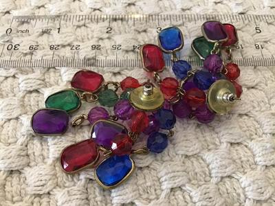 Vintage Faux Stone Earrings