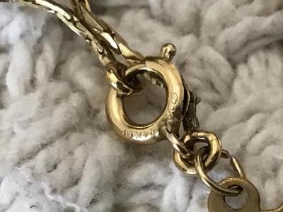 Gold Filled Chain with Vintage Pendant
