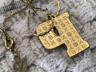 Gold Filled Chain with Vintage Pendant
