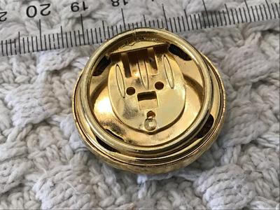 Gold Tone Scarf Clip
