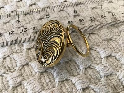 Gold Tone Scarf Clip