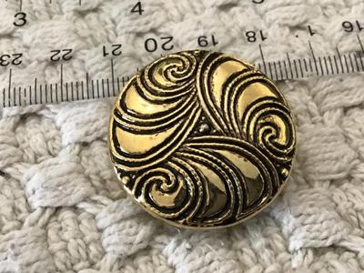 Gold Tone Scarf Clip