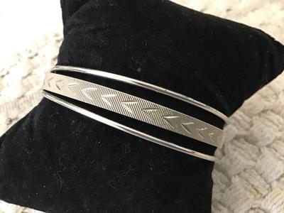 Silver Tone Cuff