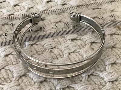 Silver Tone Cuff