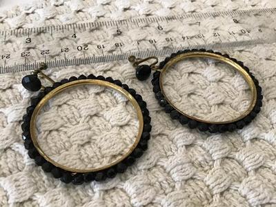 Screw Back Vintage Hoop Earrings